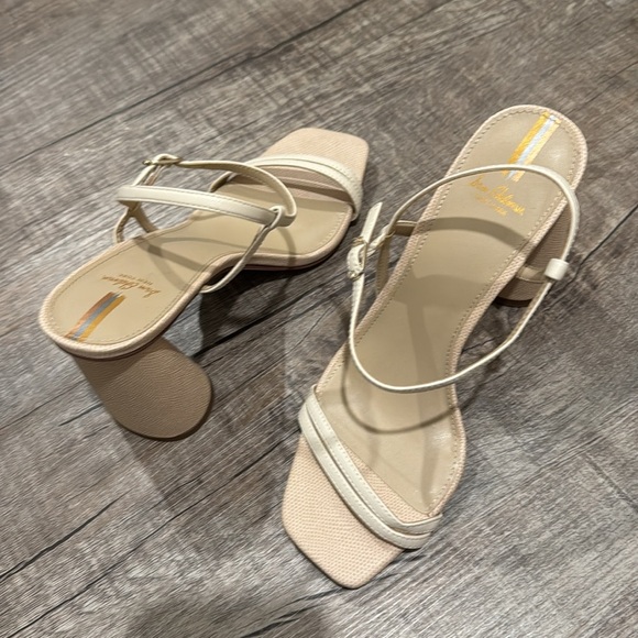 NWOB!! Sam Edelman - Kit Block Heel Squared Open Toe Slingback Heeled Sandal - Picture 4 of 11